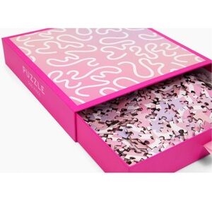 Abstract Pink Puzzle Set